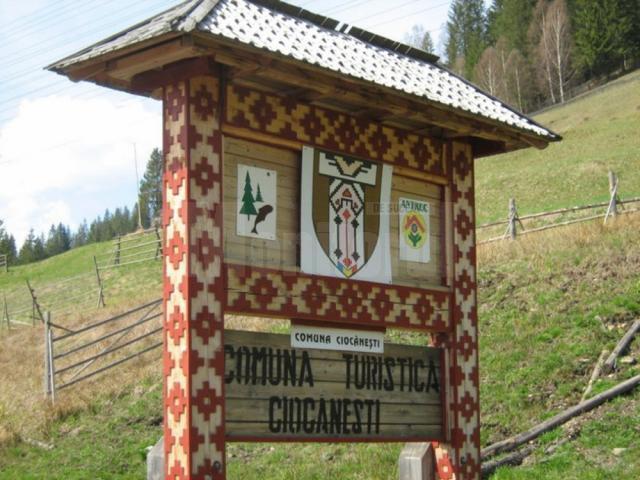 Intrarea în comuna Ciocănești