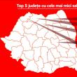 Top 5 județe cu cele mai mici salarii nete în aprilie 2020 - sursa Mediafax.ro