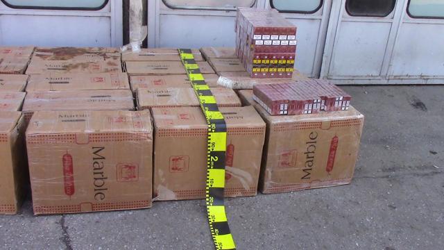 12.500 pachete cu țigări de contrabandă, confiscate de polițiștii de frontieră