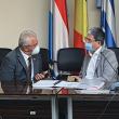 Primarul Ion Lungu în dicuții cu ministrul Marcel Boloș, la Ministerul Fondurilor Europene