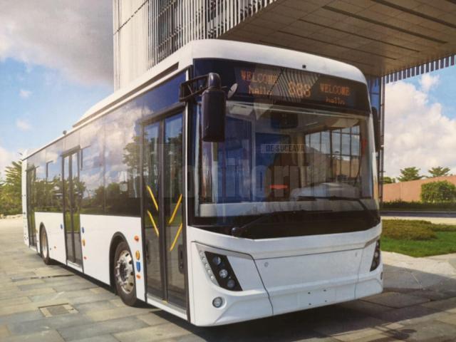 25 de autobuze electrice de acest tip vor veni la Suceava pînă pe 25 septembrie