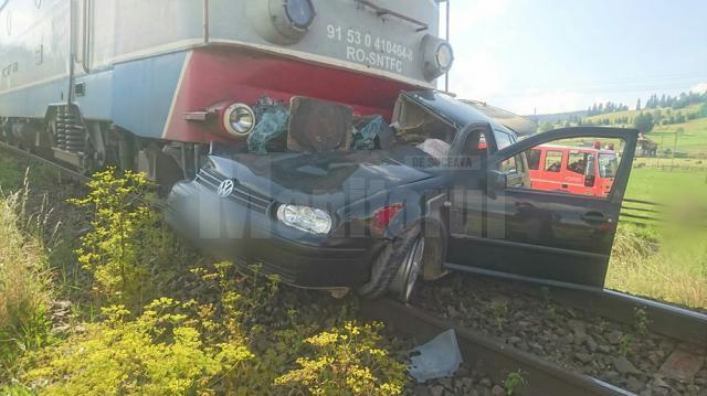 Trenul s-a dovedit capăt de drum pentru un bărbat din Coșna