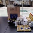 Pachetele cu produse alimentare de la UE, distribuite la Orizont Plaza în Burdujeni