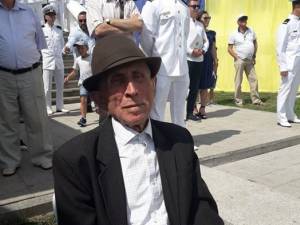 Vasile Filoti, la 98 de ani, la Ziua Marinei