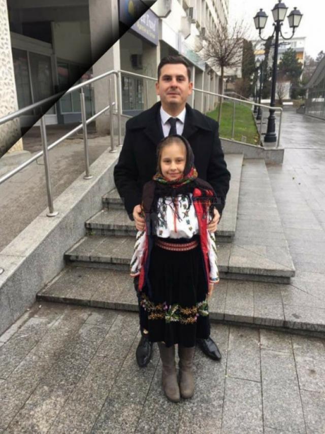 Marius Cernescu va fi înmormântat alături de fetița sa, Cosmina