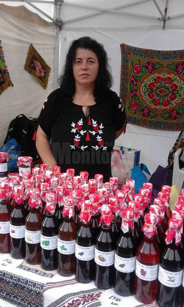 Loredana Stoica, meșter popular din Moldova Sulița, care se ocupă de „alimentația tradițională”