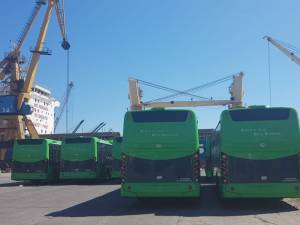 Autobuzele electrice cumparate prin licitatie de Primăria Suceava au ajuns pe 2 septembrie în România 3