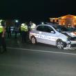 Mașină de poliție în misiune, acroșată de un șofer neatent, la ieșirea din Suceava