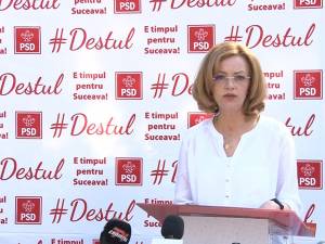 Candidatul PSD la funcția de președinte al Consiliului Județean Suceava, Mirela Adomnicăi