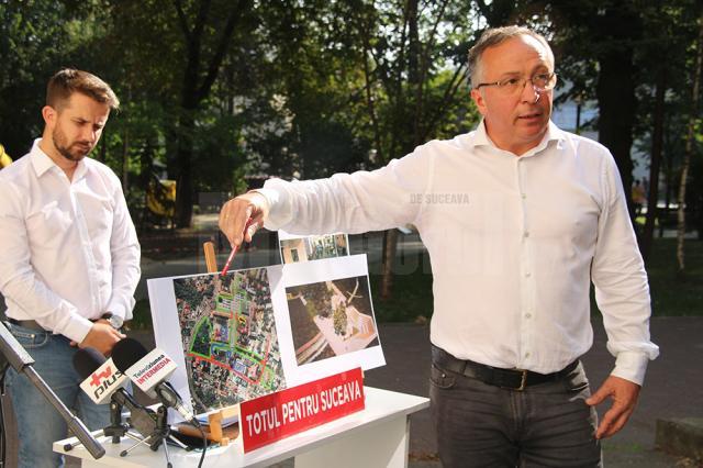 Liderul PSD Suceava, Dan Ioan Cuşnir, vrea o dezbatere publică despre cum va arăta Parcul Șipote