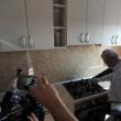 Ion Lungu a aprins flacăra aragazului la primele locuințe din Burdujeni Sat racordate la rețeaua de gaz metan