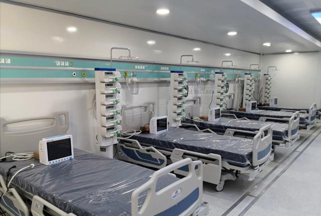 Noua unitate de terapie intensivă de la Spitalul Județean are deja 12 paturi funcționale