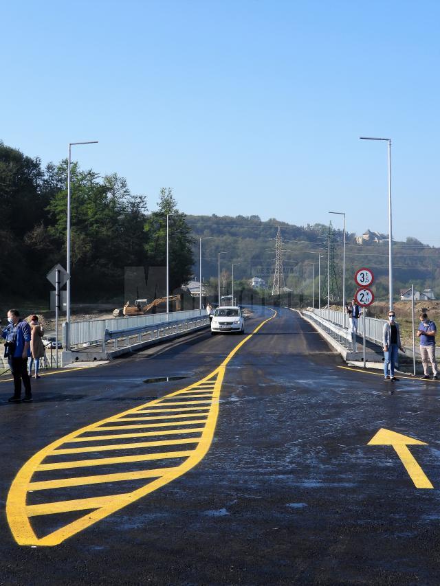 Primă variantă din ruta alternativă Suceava – Botoșani, peste Podul Unirii, a fost dată în funcțiune