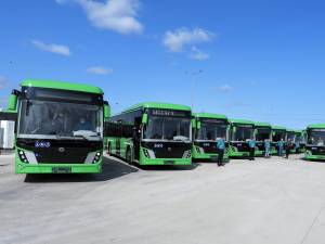 Sucevenii vor circula gratuit timp de două săptămâni cu autobuzele electrice cumpărate de Primăria Suceava