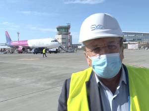 Gheorghe Flutur anunță că noul terminal al aeroportului care va dubla numărul de pasageri este aproape de finalizare