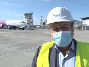 Gheorghe Flutur a anunțat că noul terminal al aeroportului se apropie de finalizare