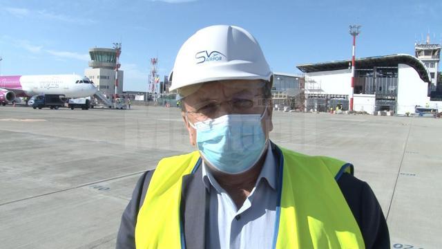 Gheorghe Flutur a anunțat că noul terminal al aeroportului se apropie de finalizare