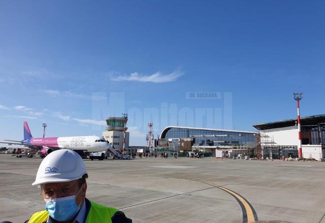 Gheorghe Flutur anunță că noul terminal al aeroportului, care va dubla numărul de pasageri, este aproape de finalizare