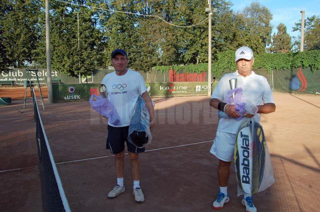 Gheorghe Hînganu şi Vasile Vrînceanu au jucat finala Categoriei Veterani +65 din cadrul Cupei Monitorul