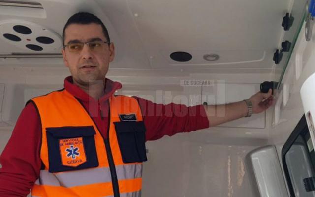 Purtătorul de cuvânt al Serviciului de Ambulanță Județean Suceava, dr. Adrian Săraru