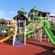 Noul loc de joacă de 1000 de mp în care se pot juca 165 de copii simultan, inaugurat vineri, în Burdujeni