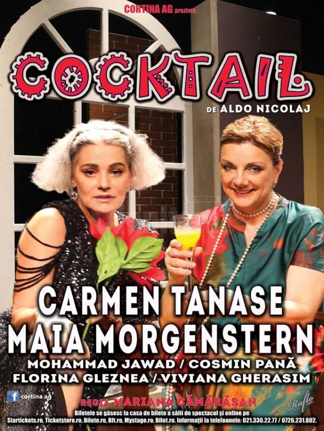 „Cocktail” cu actriţele Maia Morgenstern şi Carmen Tănase, pe scena suceveană