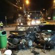 Două mașini s-au ciocnit violent în intersecție, în fața Primăriei Suceava