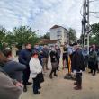 Strategia de modernizare a cartierului Laniște, discutată cu locuitorii din zonă, la intrarea pe strada Traian Popovici, unde au început lucrările