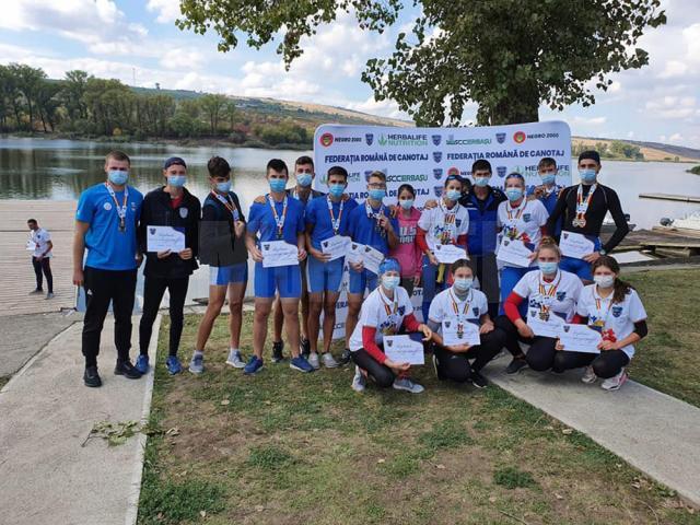 Canotorii de la CSM Suceava s-au aflat printre protagoniștii Nationalelor de juniori