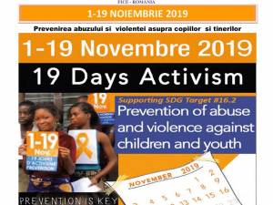 Campania „19 zile de prevenire a abuzurilor și violențelor asupra copiilor și tinerilor”