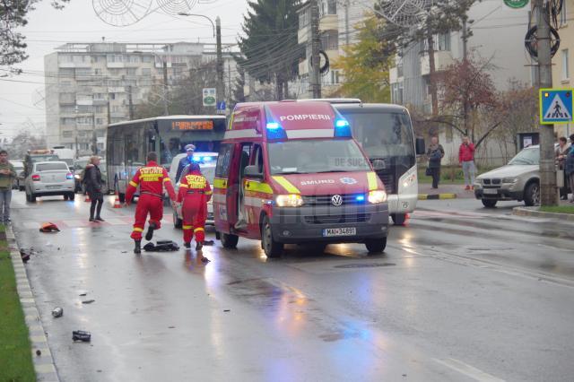 Trecerea de pietoni unde s-a petrecut accidentul