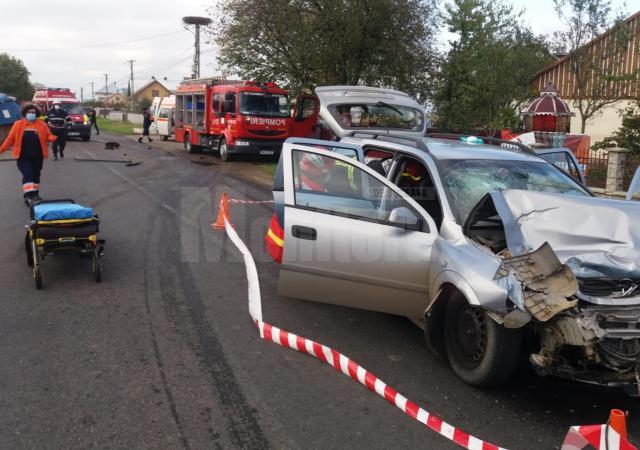 4 minori și 3 adulți, implicați într-un accident produs în comuna Satu Mare