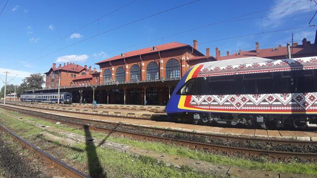 Noul tren în Gara Suceava. Foto: Mihai Tudosă