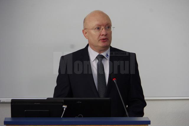 Profesorul univ. dr. Ștefan Purici, prorector al Universității ”Ștefan cel Mare” Suceava