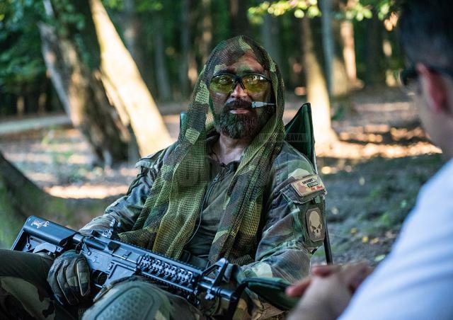 Am jucat airsoft în pădure la Ipotești