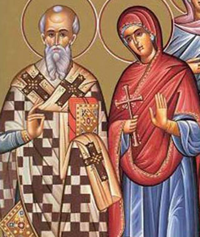 Sfântul Sfinţit Mucenic Zenovie, Episcopul Ciliciei, şi sora sa, Zenovia