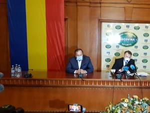 Ministrul Sănătății, Nelu Tătaru, în conferinţă de presă la Suceava