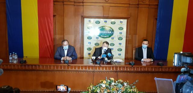 Ministrul Sănătății, Nelu Tătaru, în conferinţă de presă la Suceava