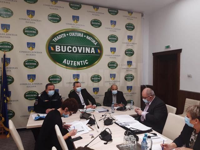 Ședința extraordinară a Comitetul Județean pentru Situații de Urgență al județului Suceava
