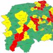 Distribuția cazurilor de Covid-19 în evoluție, în fiecare localitate din județul Suceava