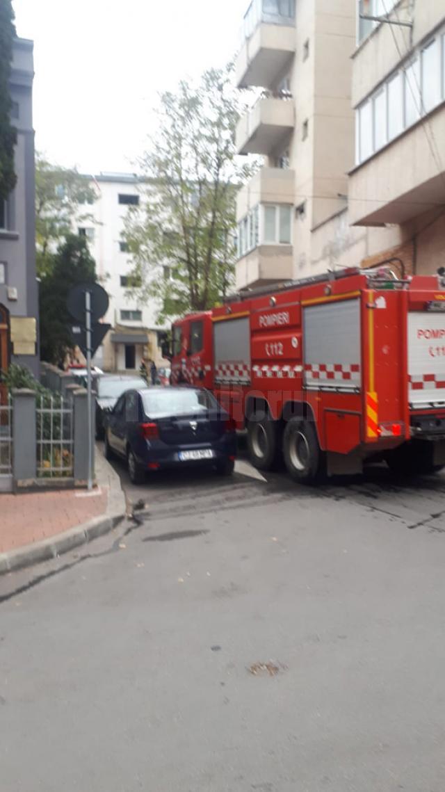 Incendiu într-un apartament din municipiul Suceava