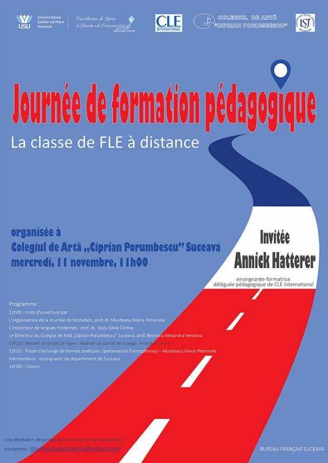 Seminar online pentru profesorii de limba franceză suceveni, organizat de Colegiul de Artă Suceava