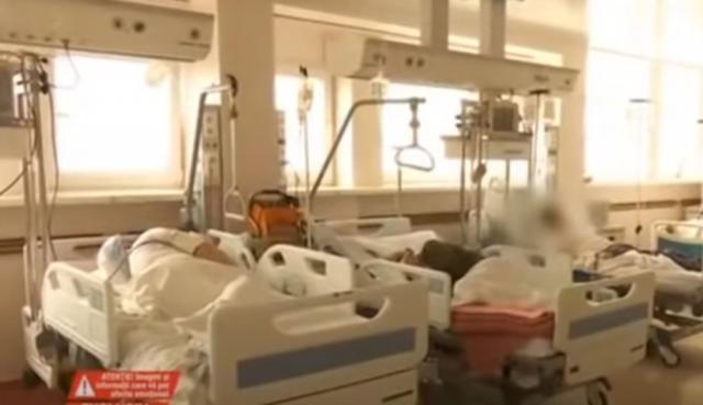 Spitalul Județean Suceava nu mai are paturi la terapie intensivă pentru pacienții Covid. Foto: TVR