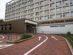 Femeia a ajuns la Unitatatea de Primiri Urgențe a Spitalului Județean Suceava