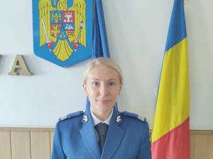 Sergent major Magdalena Hatnean, noul purtător de cuvânt al Jandarmeriei Suceava