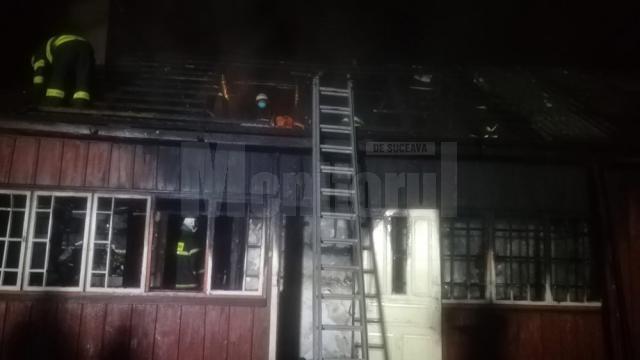 Incendiu a izbucnit la bucătăria aflată în mijlocul gospodăriei din Voroneț