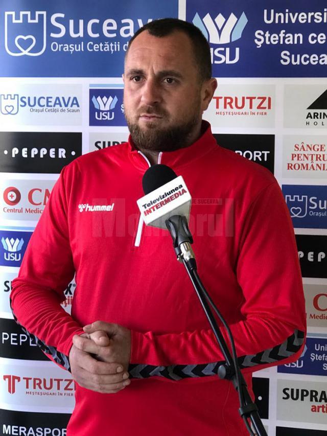 Antrenorul Adrian Chiruţ cere atitudine din partea jucătorilor săi