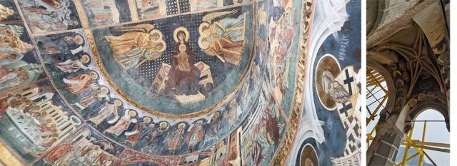 Bogdan Gheorghiu și Gheorghe Flutur au inaugurat lucrările de restaurare a picturii bisericii din Bălinești
