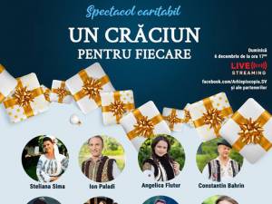 De Moș Nicolae, „Un Crăciun pentru fiecare”, concert caritabil online organizat de Arhiepiscopia Sucevei