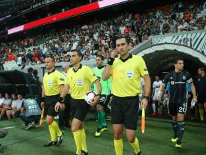 Șovre, Hațegan și Gheorghe sunt primii arbitrii delegați la cinci partide consecutiv în Liga Campionilor
